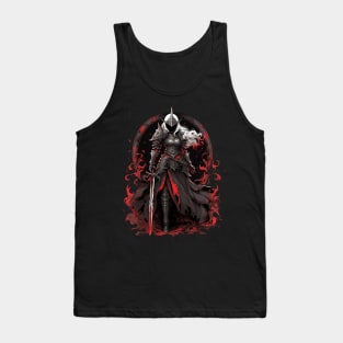 Dark Fantasy Female Knight Tank Top